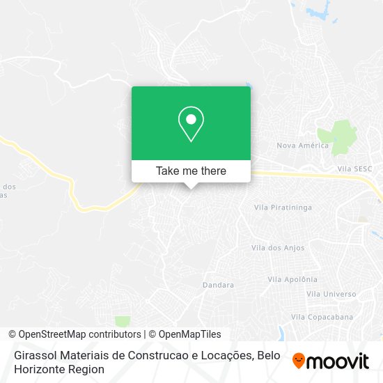 Girassol Materiais de Construcao e Locações map
