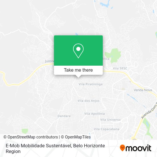 E-Mob Mobilidade Sustentável map
