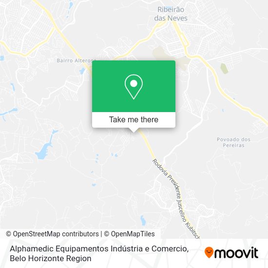Alphamedic Equipamentos Indústria e Comercio map