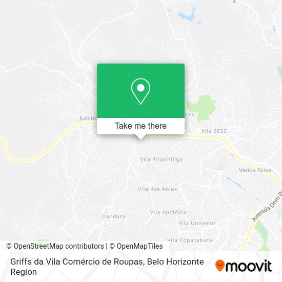 Griffs da Vila Comércio de Roupas map
