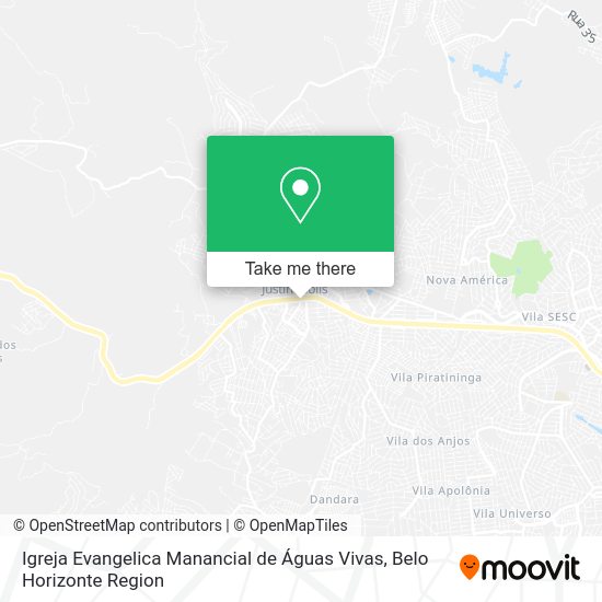 Igreja Evangelica Manancial de Águas Vivas map