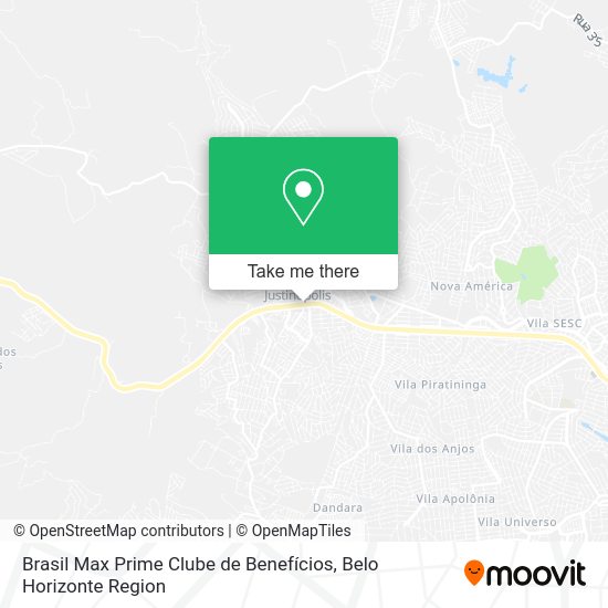 Brasil Max Prime Clube de Benefícios map