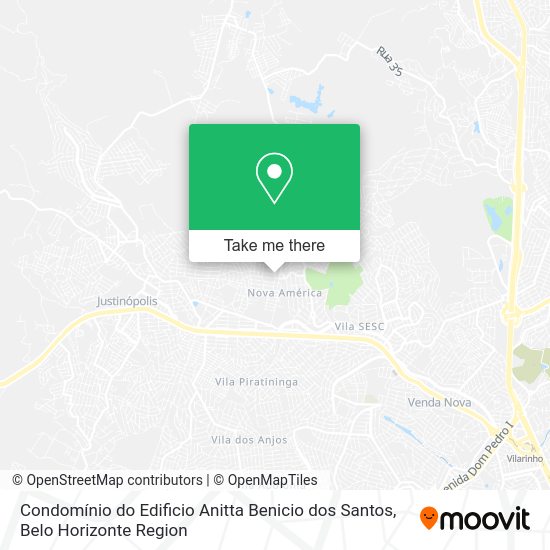 Condomínio do Edificio Anitta Benicio dos Santos map