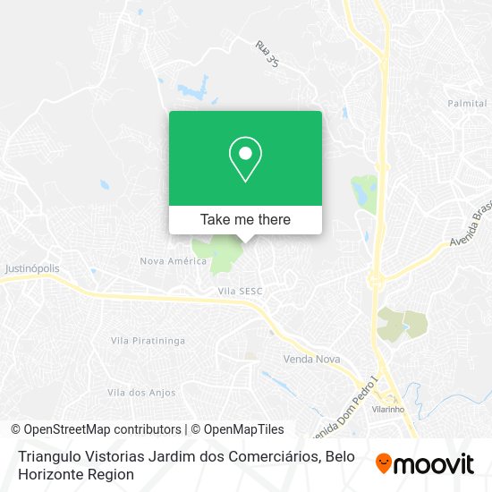 Triangulo Vistorias Jardim dos Comerciários map
