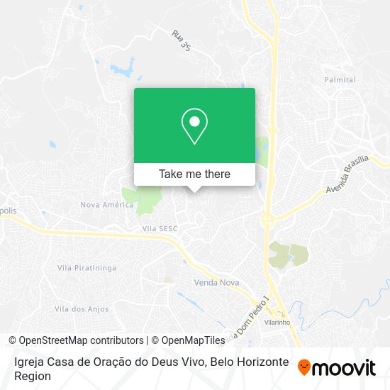 Igreja Casa de Oração do Deus Vivo map