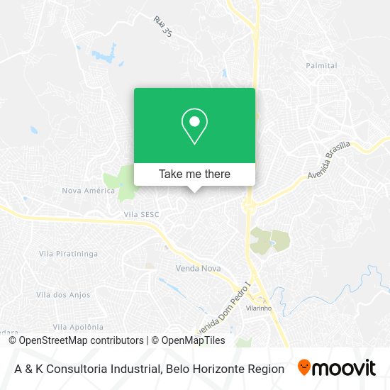 A & K Consultoria Industrial map