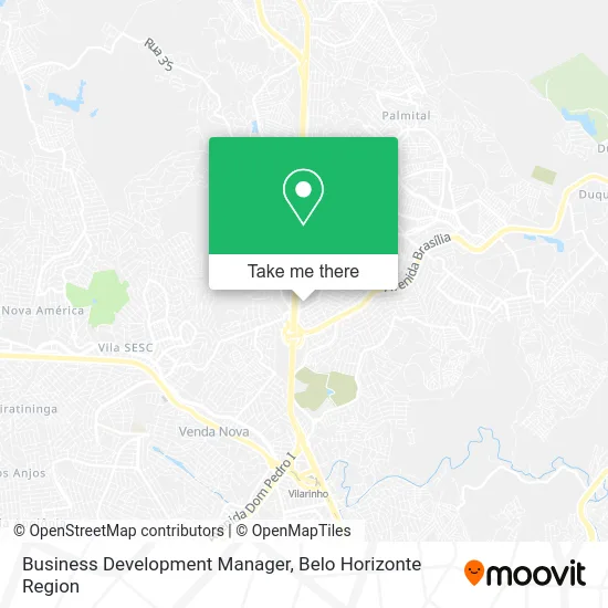 Business Development Manager map