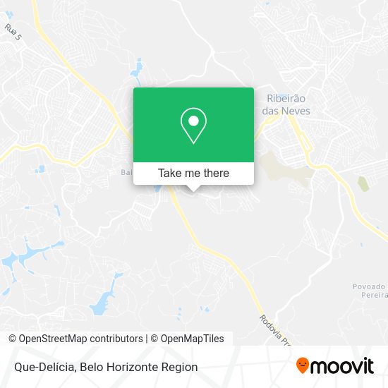 Que-Delícia map