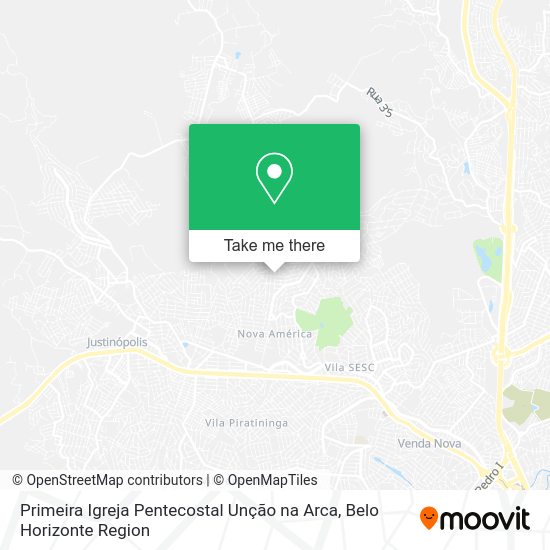 Primeira Igreja Pentecostal Unção na Arca map