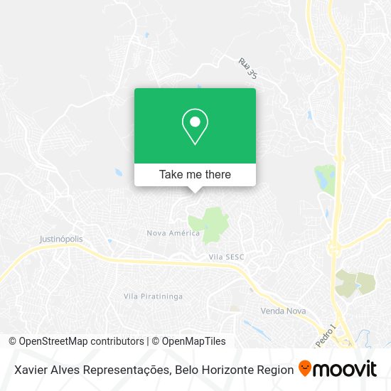 Xavier Alves Representações map