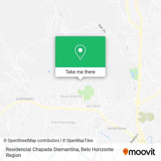 Residencial Chapada Diamantina map