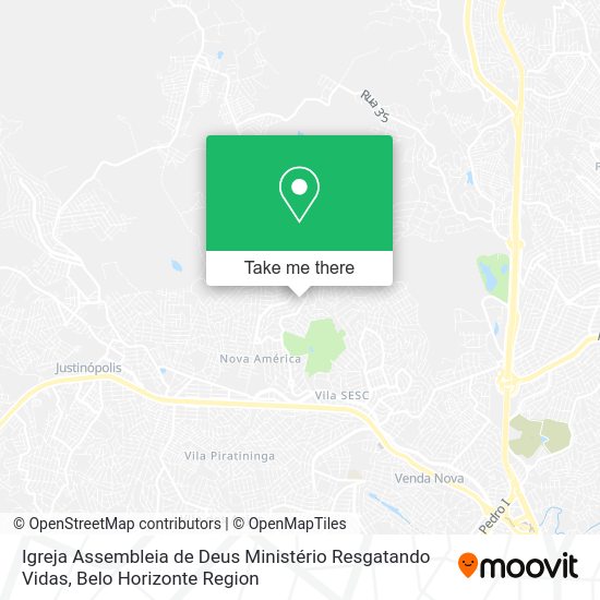 Igreja Assembleia de Deus Ministério Resgatando Vidas map