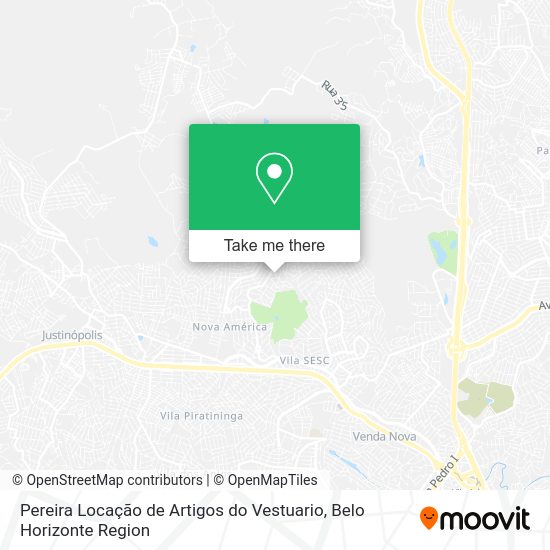 Pereira Locação de Artigos do Vestuario map