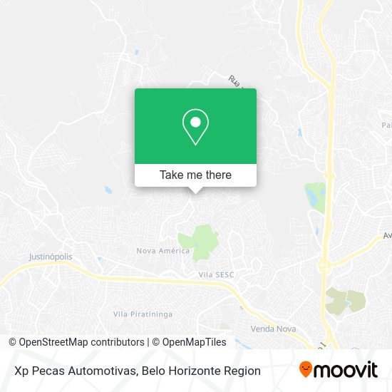 Xp Pecas Automotivas map