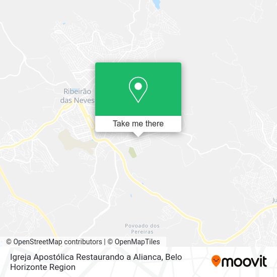 Igreja Apostólica Restaurando a Alianca map