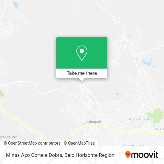 Minas Aço Corte e Dobra map