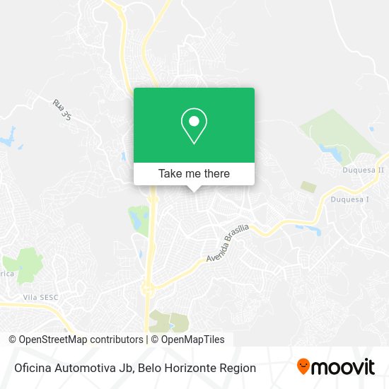Oficina Automotiva Jb map