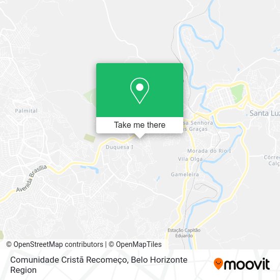 Comunidade Cristã Recomeço map