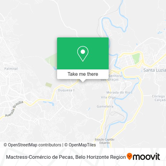 Mactress-Comércio de Pecas map