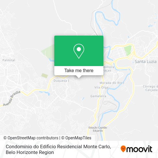 Condomínio do Edificio Residencial Monte Carlo map