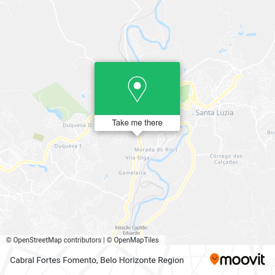 Cabral Fortes Fomento map