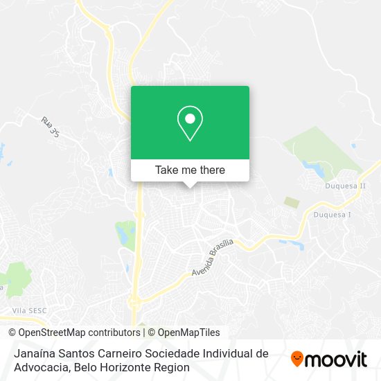 Janaína Santos Carneiro Sociedade Individual de Advocacia map