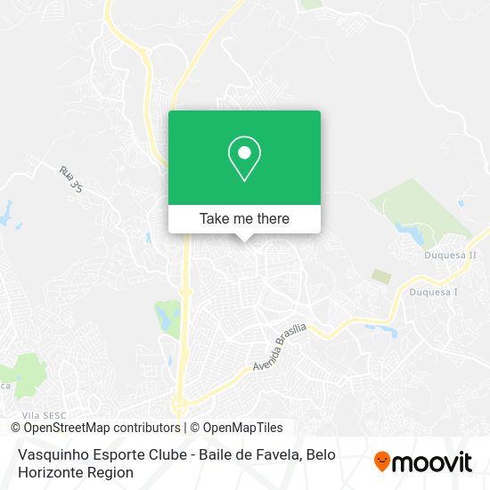 Vasquinho Esporte Clube - Baile de Favela map