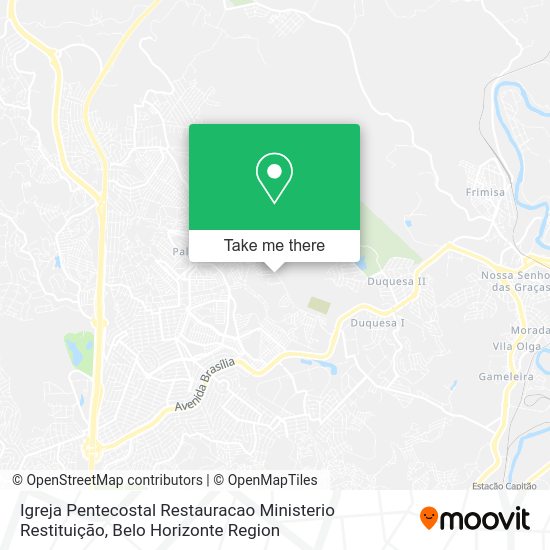 Igreja Pentecostal Restauracao Ministerio Restituição map