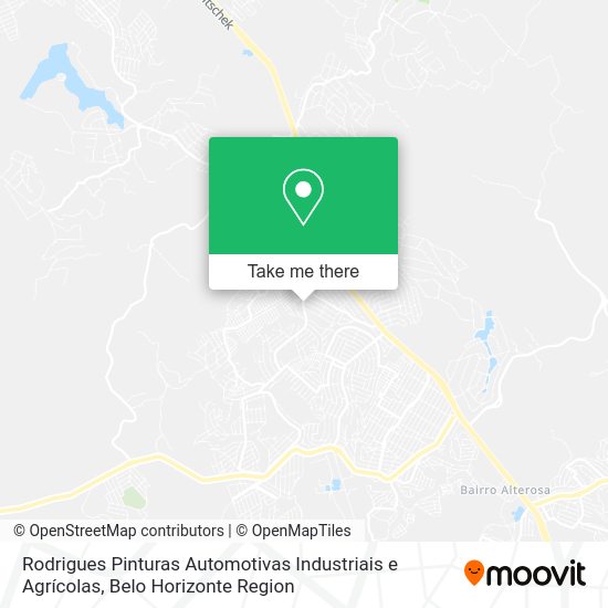 Rodrigues Pinturas Automotivas Industriais e Agrícolas map