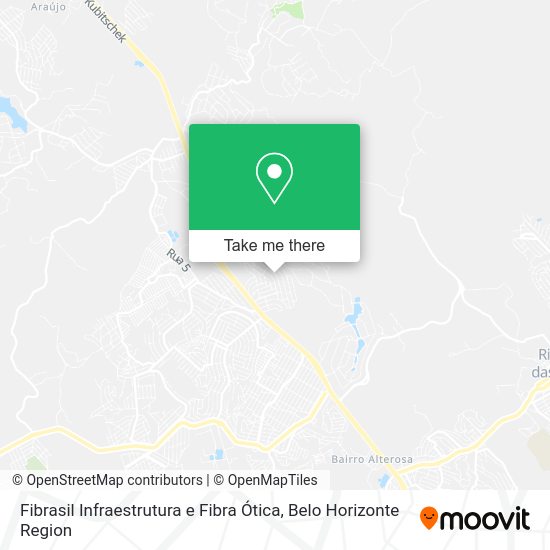 Fibrasil Infraestrutura e Fibra Ótica map