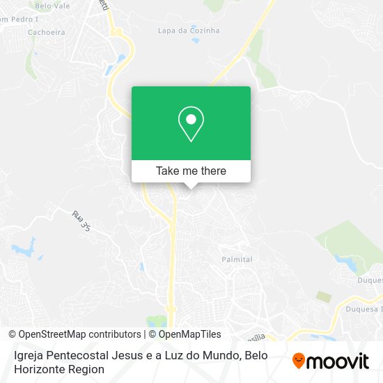 Igreja Pentecostal Jesus e a Luz do Mundo map