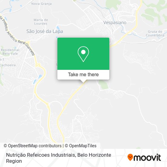 Nutrição Refeicoes Industriais map