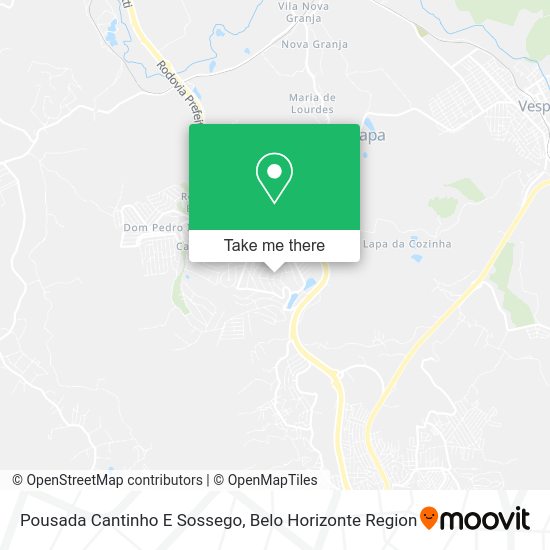 Pousada Cantinho E Sossego map
