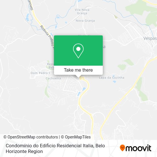Condomínio do Edificio Residencial Italia map