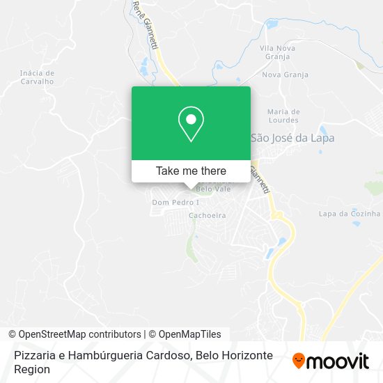 Pizzaria e Hambúrgueria Cardoso map