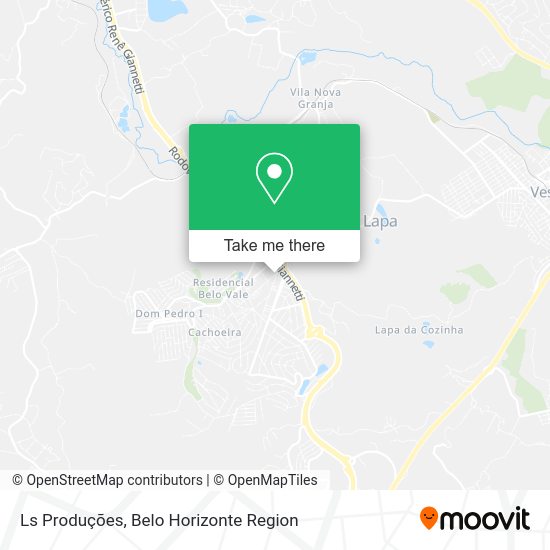 Ls Produções map