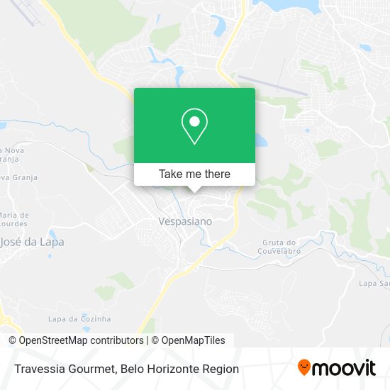 Travessia Gourmet map