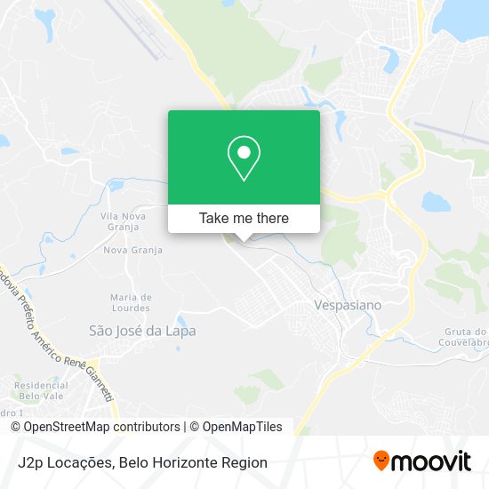 J2p Locações map