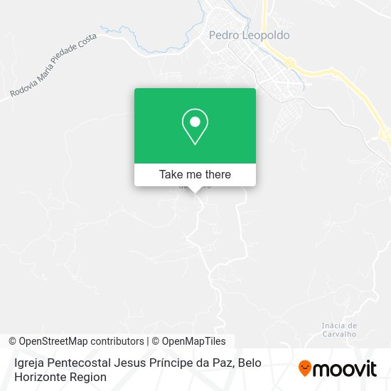 Igreja Pentecostal Jesus Príncipe da Paz map