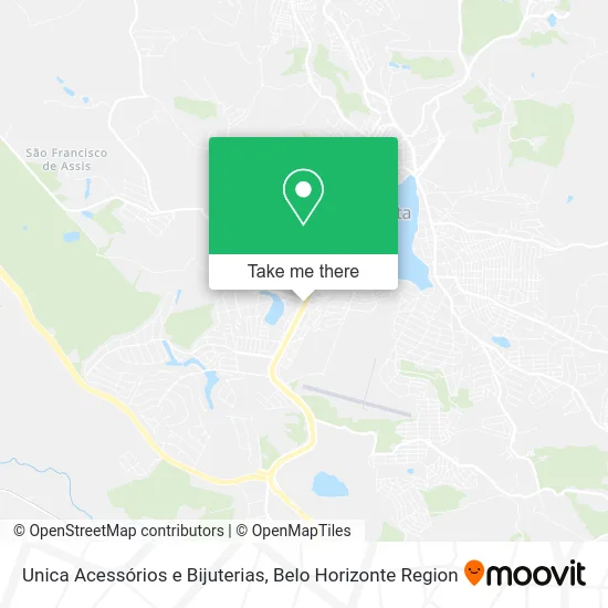 Unica Acessórios e Bijuterias map