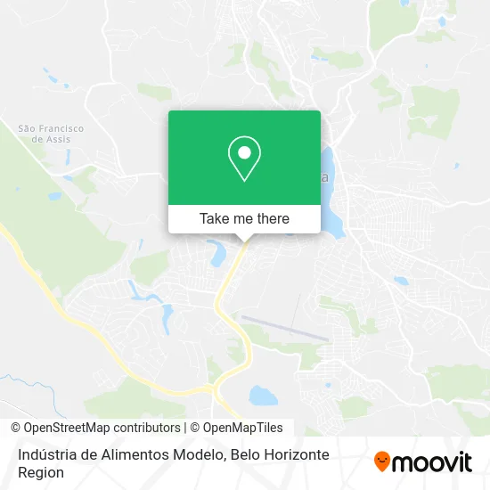 Indústria de Alimentos Modelo map
