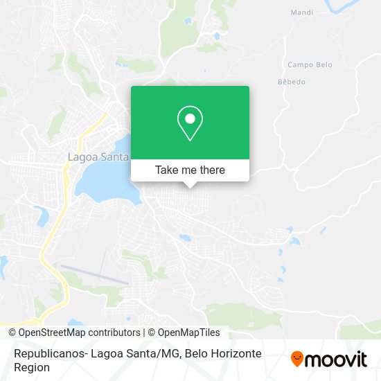 Republicanos- Lagoa Santa/MG map