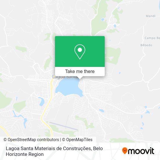 Lagoa Santa Materiais de Construções map