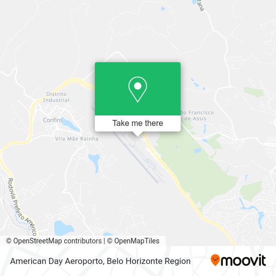 American Day Aeroporto map