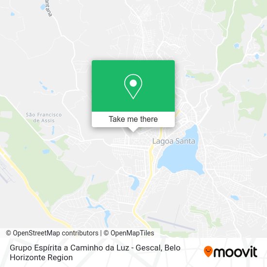 Grupo Espírita a Caminho da Luz - Gescal map