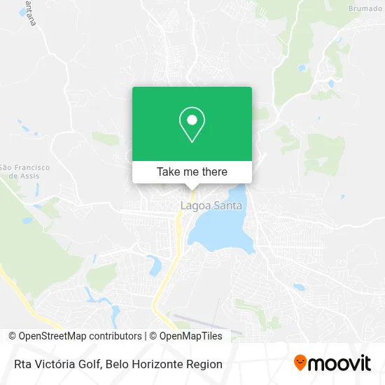 Rta Victória Golf map