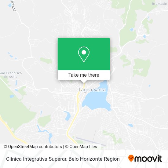 Clínica Integrativa Superar map