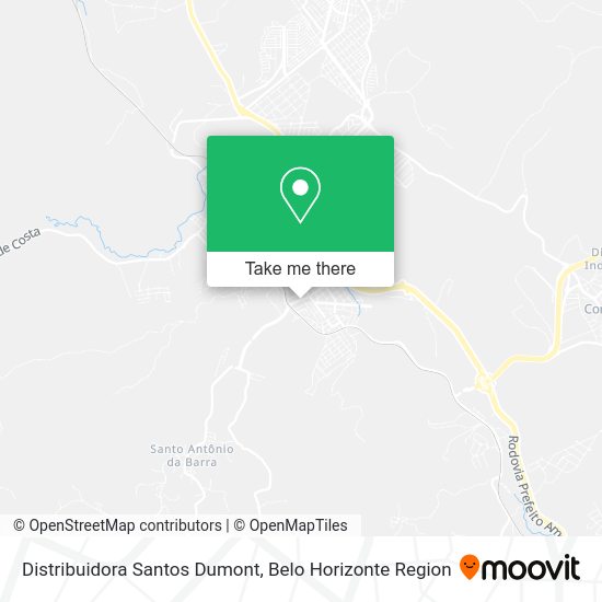 Distribuidora Santos Dumont map