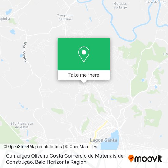 Camargos Oliveira Costa Comercio de Materiais de Construção map