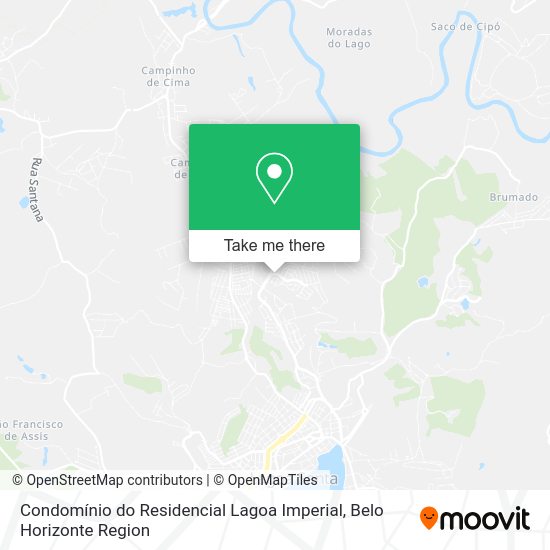 Condomínio do Residencial Lagoa Imperial map